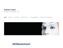 Tablet Screenshot of fabian-cohn.ch